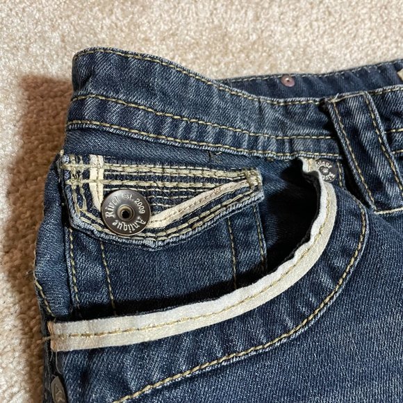 Men's size 32 Antique Rivet Denim Blue Jeans - Picture 2 of 6